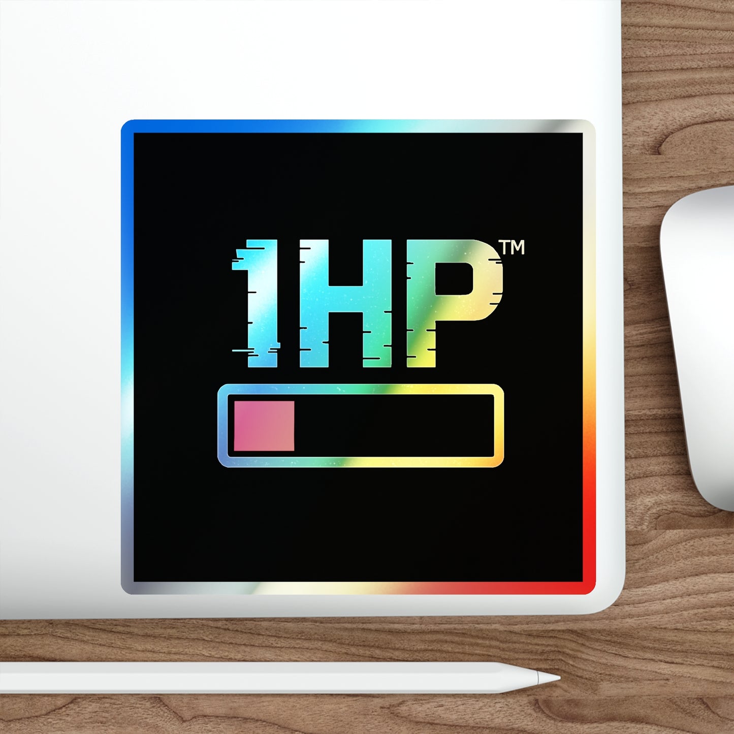 1HP Holographic Sticker