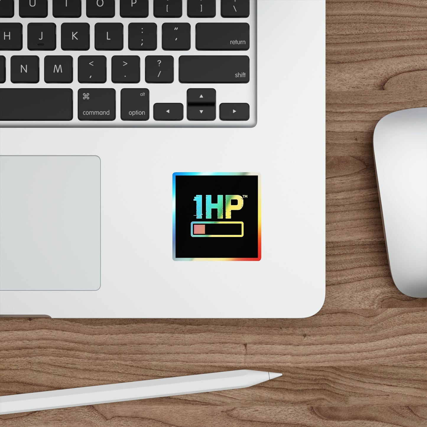 1HP Holographic Sticker