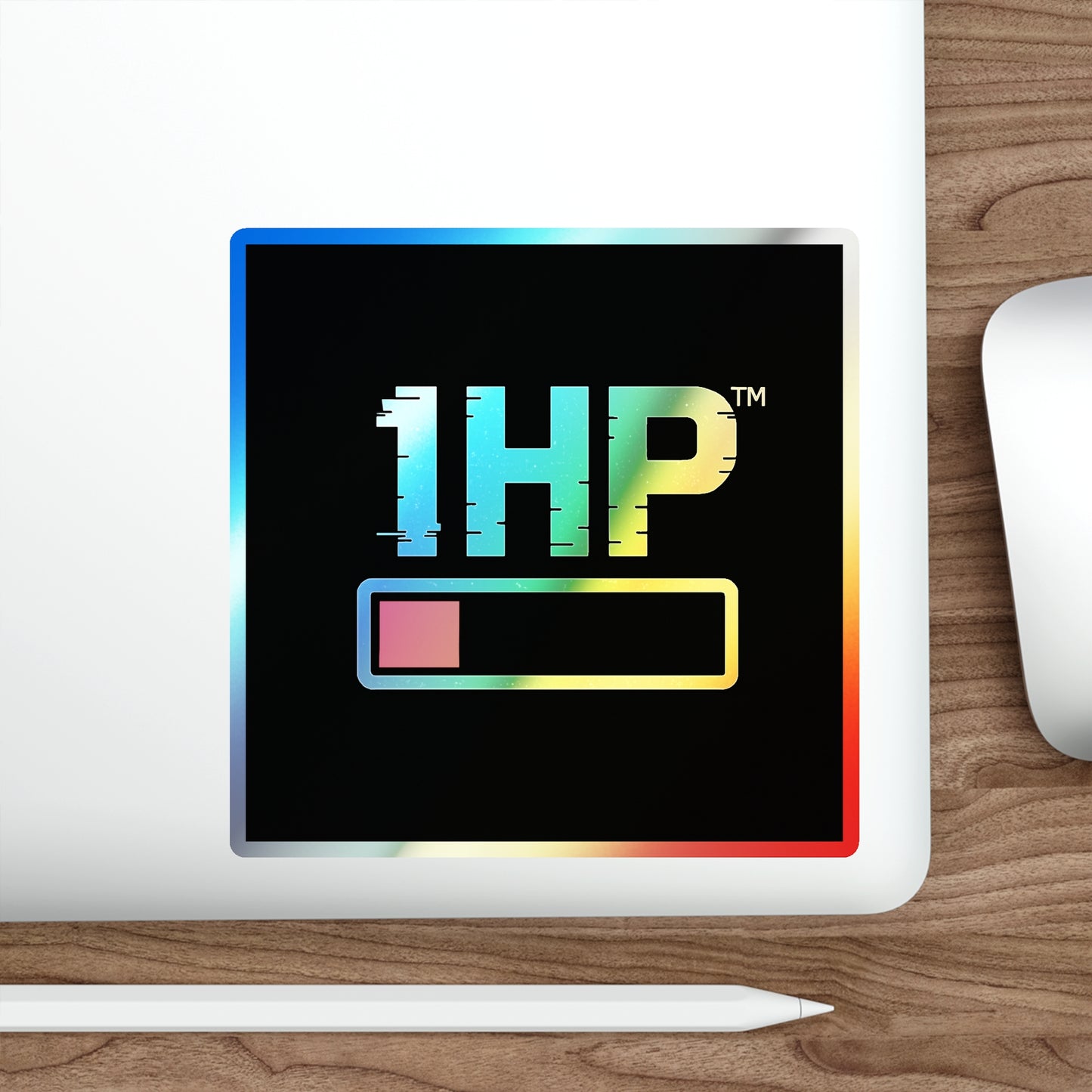 1HP Holographic Sticker