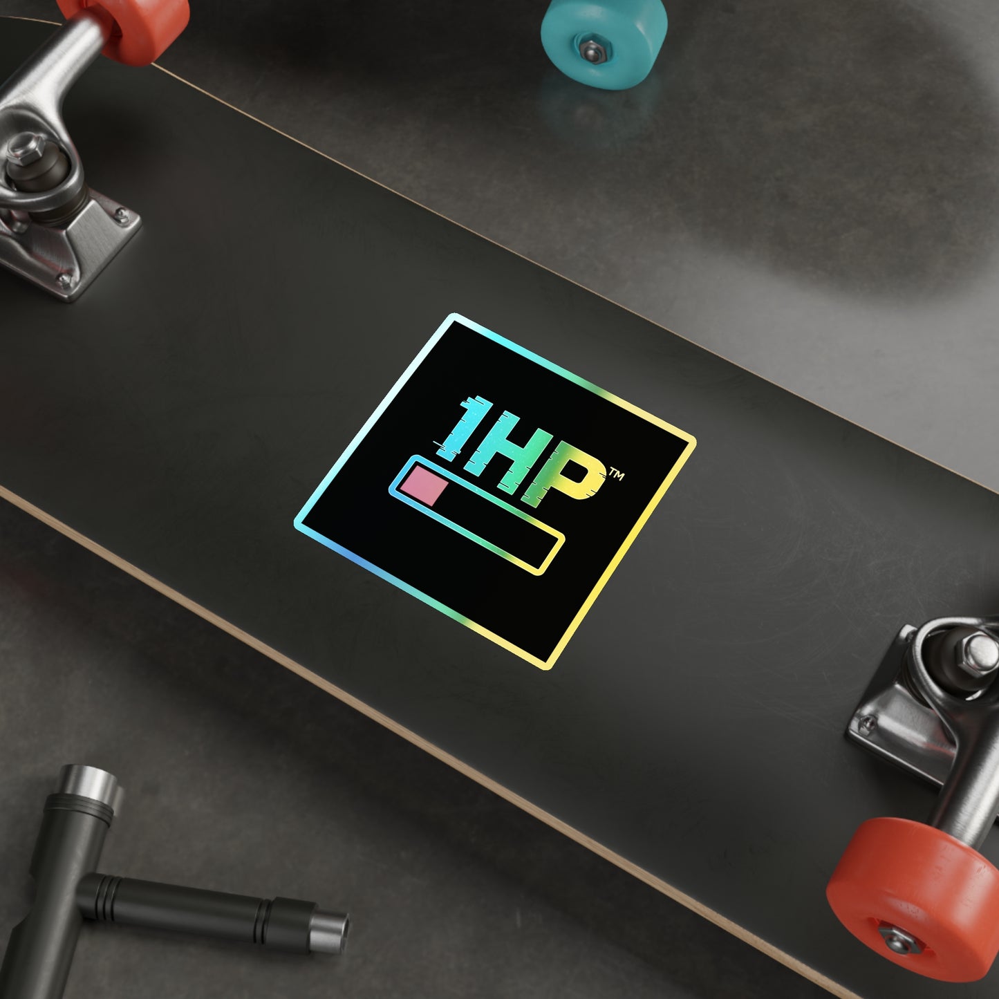 1HP Holographic Sticker