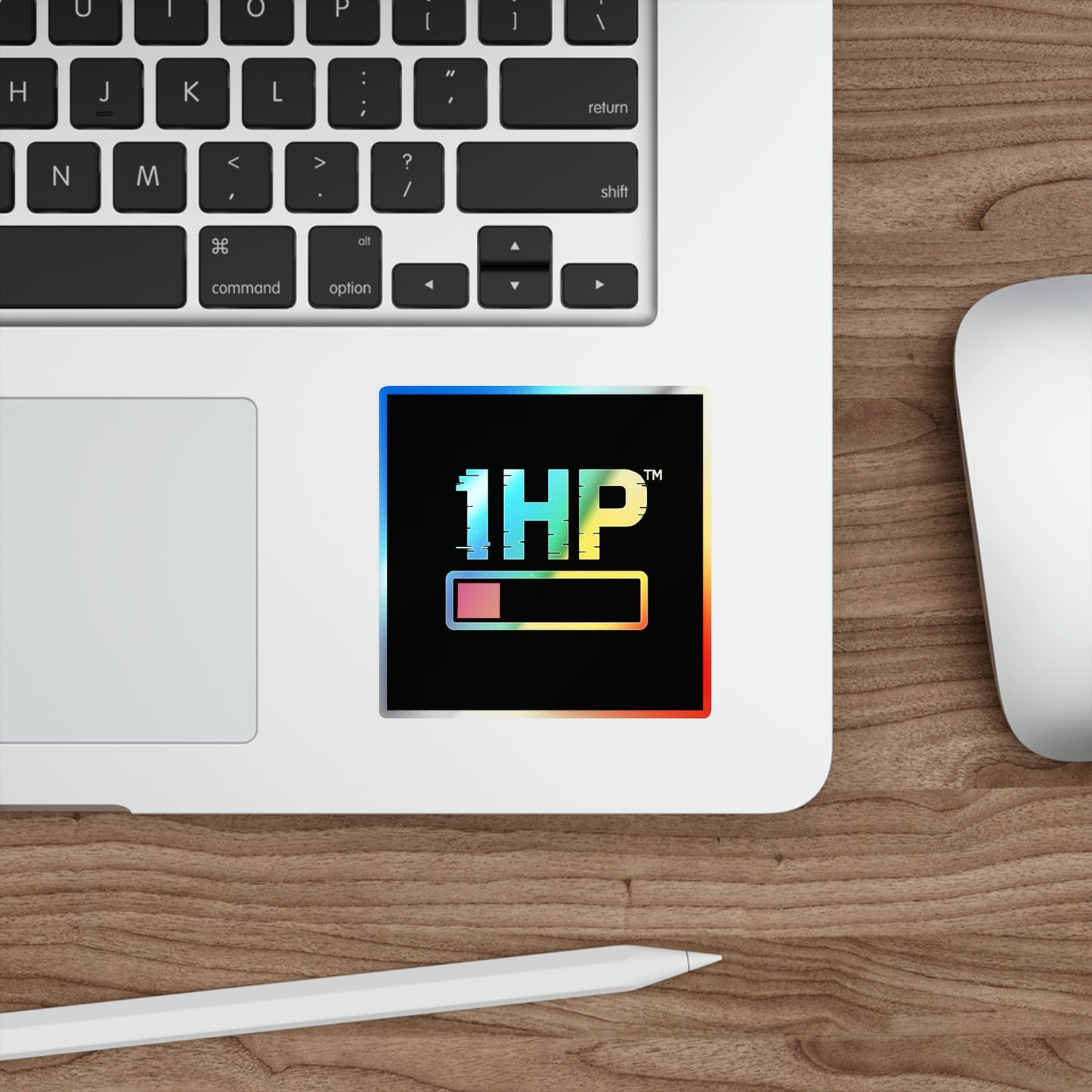 1HP Holographic Sticker