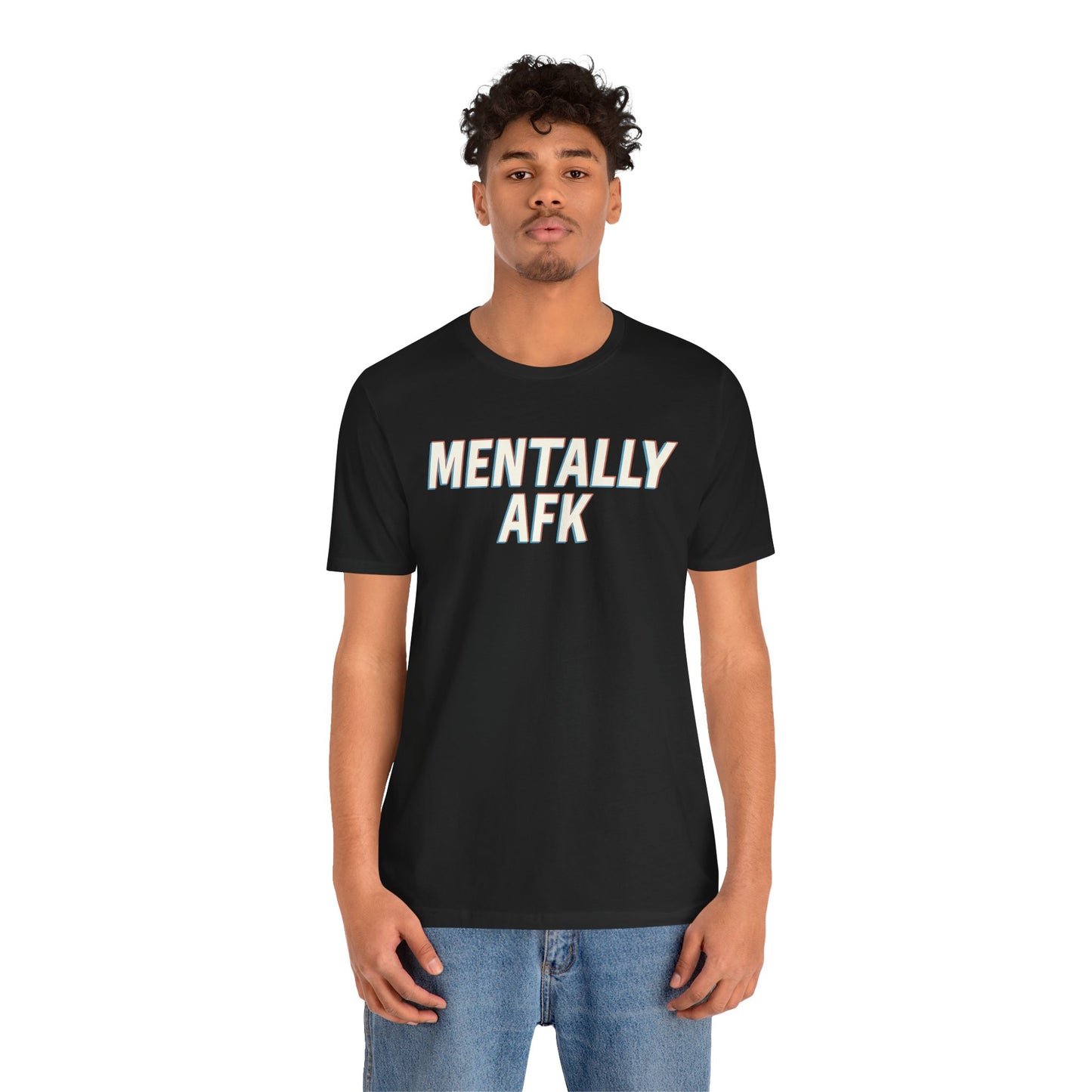 MENTALLY AFK — Glitched Tee