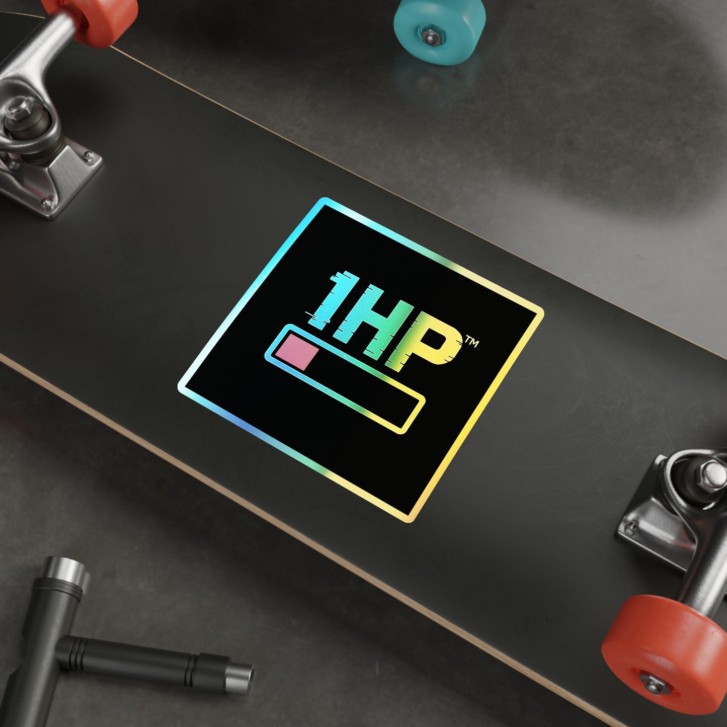 1HP Holographic Sticker
