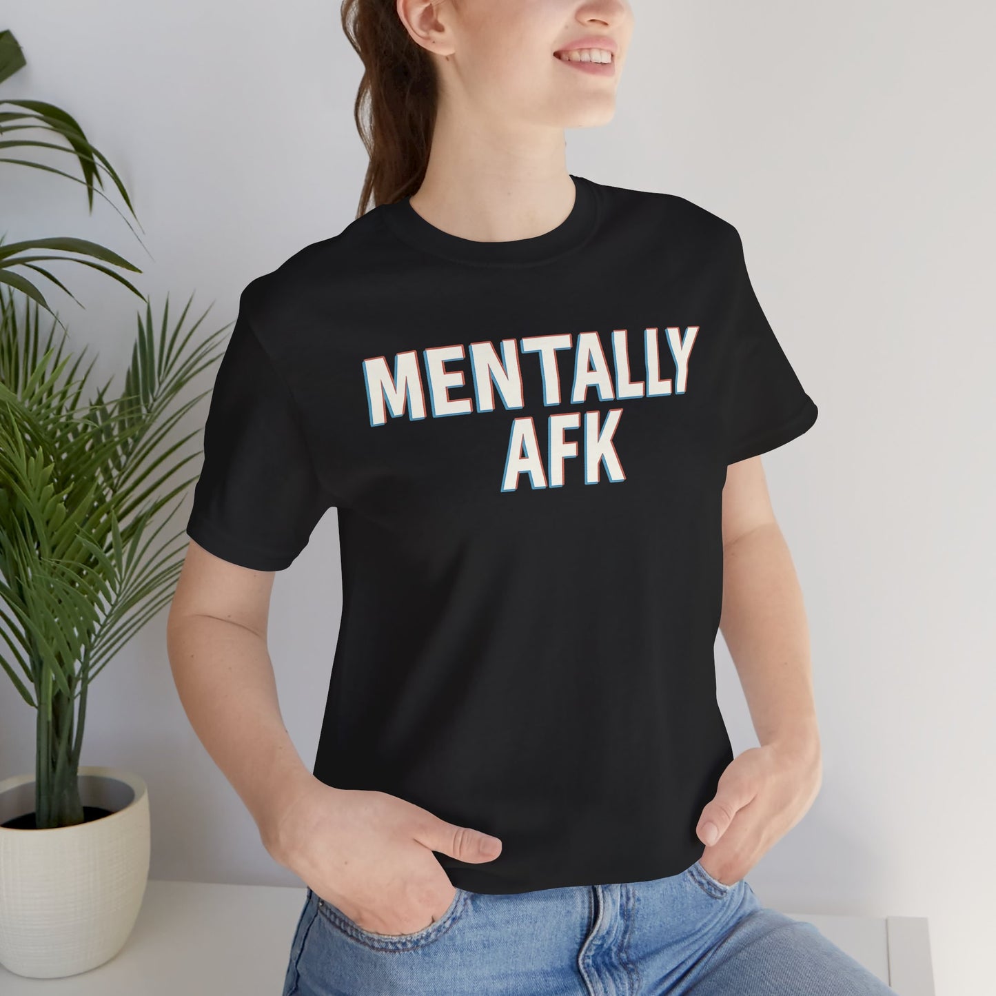 MENTALLY AFK — Glitched Tee