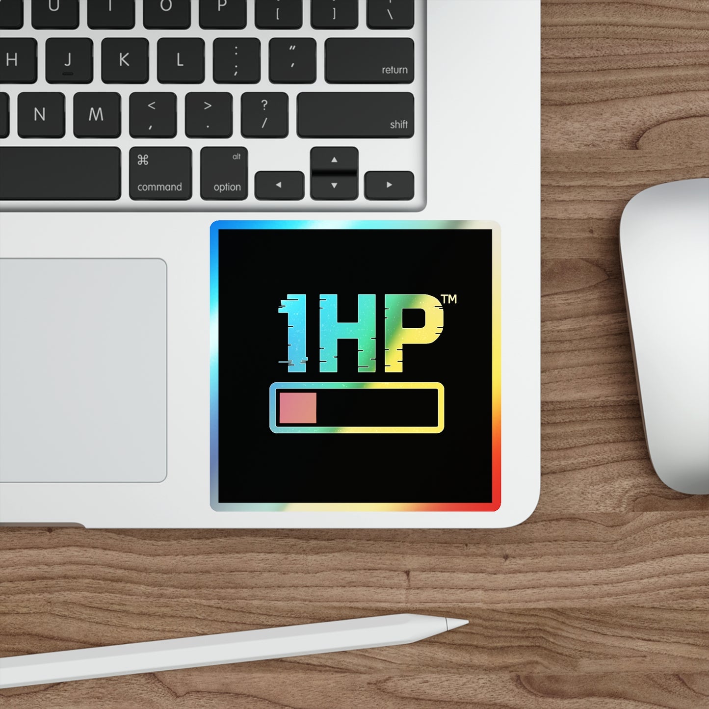 1HP Holographic Sticker